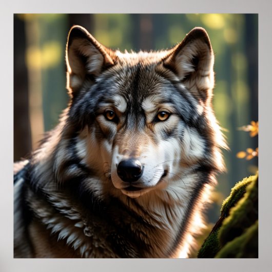 Wolf poster (Voorkant)