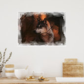 Wolf Poster (Keuken)
