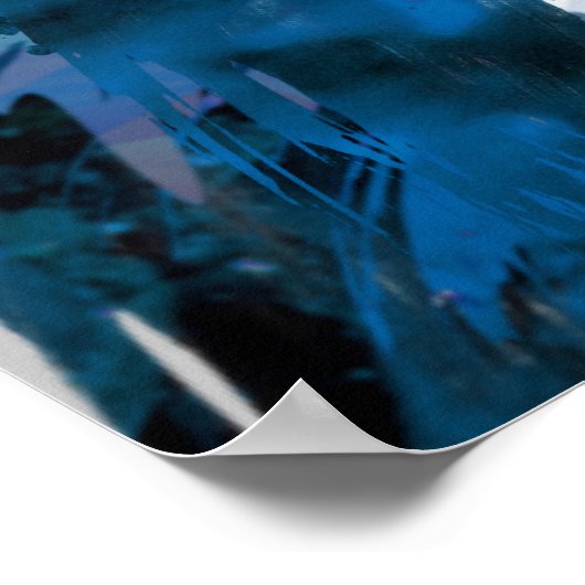 Wolf Poster | Colorful Wolf Drawing Poster (Hoek)