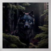 Wolf-poster Poster (Voorkant)