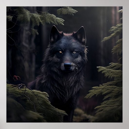 Wolf-poster Poster (Voorkant)