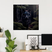 Wolf-poster Poster (Thuiskantoor)