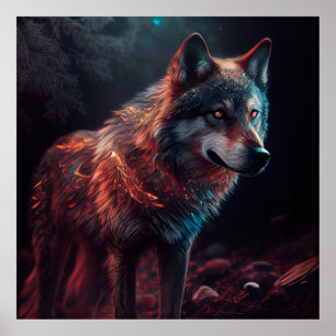 Wolf-poster Poster
