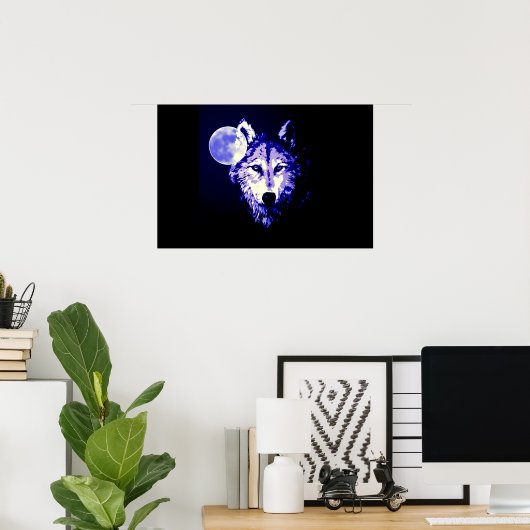 Wolf Poster Print - Wolven Posters (Thuiskantoor)