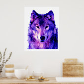 Wolf Poster Print - Wolven Posters (Keuken)