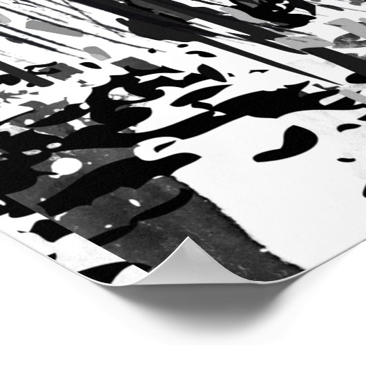 Wolf Poster - Retro Wolf Polygon Poster (Hoek)