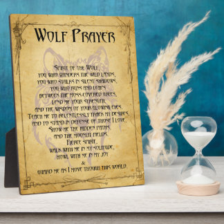 Wolf Prayer Fotoplaat