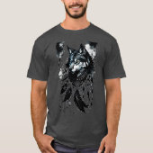 Wolf, Predator, Dreamcatcher, Amulet, Talisman T-shirt (Voorkant)