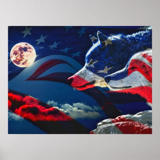 Wolf Pride of Country Poster (Voorkant)