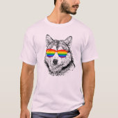 Wolf Pride Zonnebril T-shirt (Voorkant)