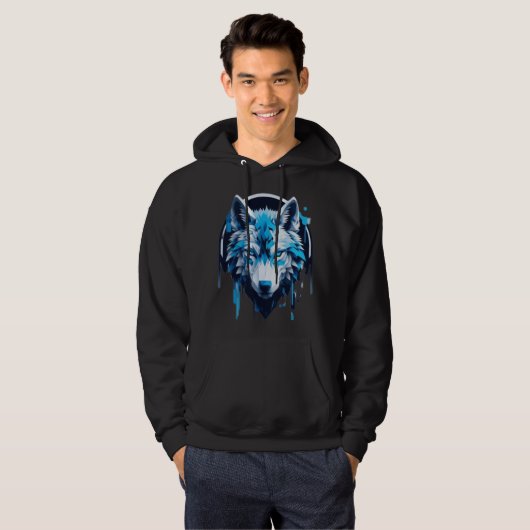 wolf print sweatshirt (Voorkant volledig)