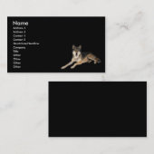 Wolf-profielkaart Visitekaartje (Voorkant / Achterkant)