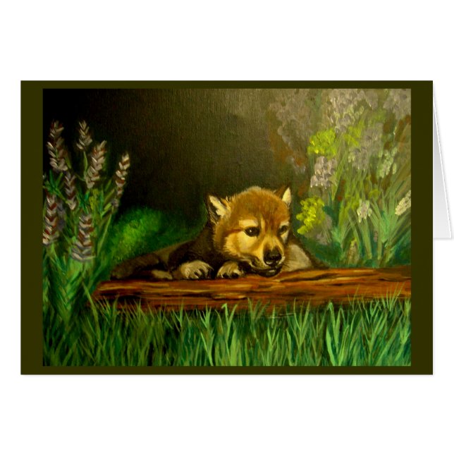 Wolf pup (Voorkant Horizontaal)