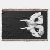 Wolf Pup Blanket Husky Wolf Pup Throw Blanket Deken (Voorkant)
