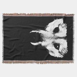 Wolf Pup Blanket Husky Wolf Pup Throw Blanket Deken
