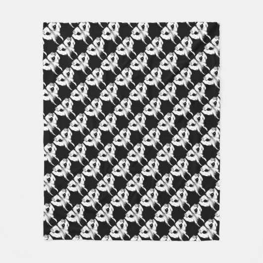 Wolf Pup Blanket Husky Wolf Puppy Dog Blankets Fleece Deken (Voorkant)