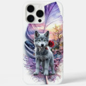 Wolf Pup & Feather Case-Mate iPhone Case (Achterkant)