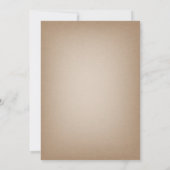 Wolf Pup Floral Cactus Desert Girl Baby shower Kaart (Achterkant)