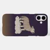 Wolf Pup Howling Case-Mate iPhone Case (Achterkant (horizontaal))