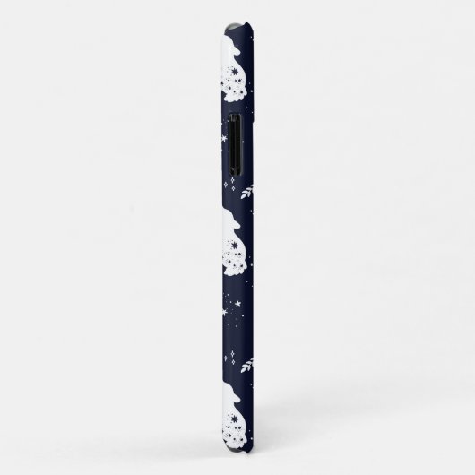 Wolf Pup Howling in de zaak Moon iPhone Case-Mate iPhone Case (Achterkant/rechts)