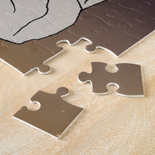 Wolf Pup Howling Legpuzzel (Zijkant)