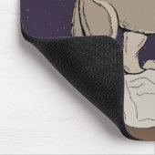 Wolf Pup Howling Muismat (Hoek)