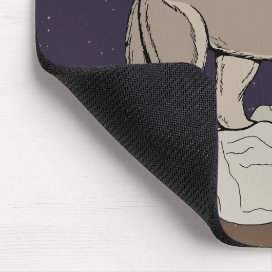 Wolf Pup Howling Muismat (Hoek)