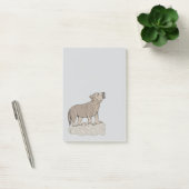 Wolf Pup Howling Post-it® Notes (Kantoor)