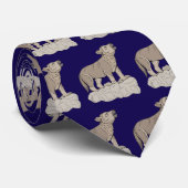 Wolf Pup Howling Stropdas (Opgerold)