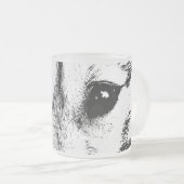 Wolf Pup Mok Coffee Cup Cool Husky Wolf Cup (Voorkant rechts)