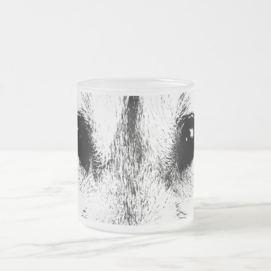 Wolf Pup Mok Coffee Cup Cool Husky Wolf Cup (Center)