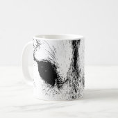 Wolf Pup Mok Coffee Cup Cool Husky Wolf Cup (Voorkant links)