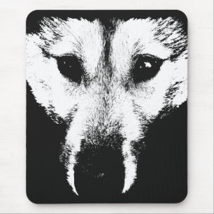 Wolf Pup Mousepad Gifts Malamute Wolf Dogs Muismat