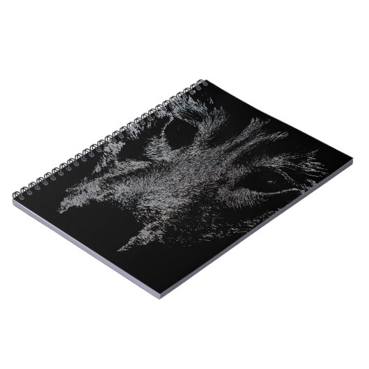 Wolf Pup notebook Siberian Husky Pup Journal Book Notitieboek (Linkerzijde)