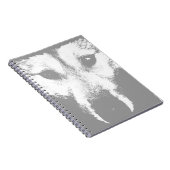 Wolf Pup Notitieboek Siberian Husky Pup Journal Bo (Rechterzijde)