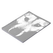 Wolf Pup Notitieboek Siberian Husky Pup Journal Bo (Linkerzijde)