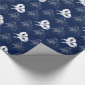 Wolf Pup-papier voor rotatiepersen Wolf Puppy Sled Cadeaupapier (Hoek)