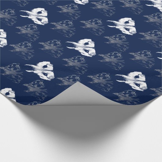 Wolf Pup-papier voor rotatiepersen Wolf Puppy Sled Cadeaupapier (Hoek)