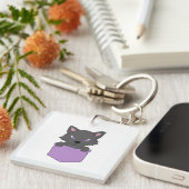 Wolf pup sleutelhanger (Voorkant Rechts)