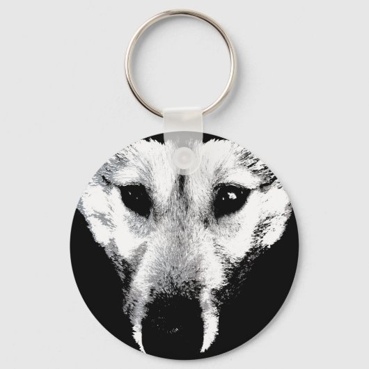 Wolf Pup Sleutelhanger Wild Dog Keepsakes & Gifts (Voorkant)