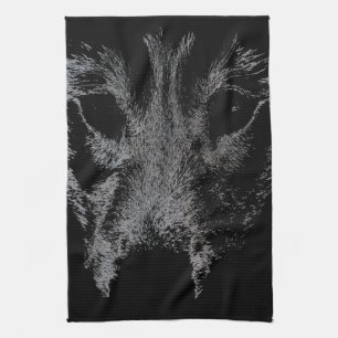 Wolf Pup Towel Wild Husky Dog Tea Towel Theedoek