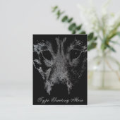 Wolf Pup Uitnodigingen Gepersonaliseerde Husky Wol (Staand voorkant)