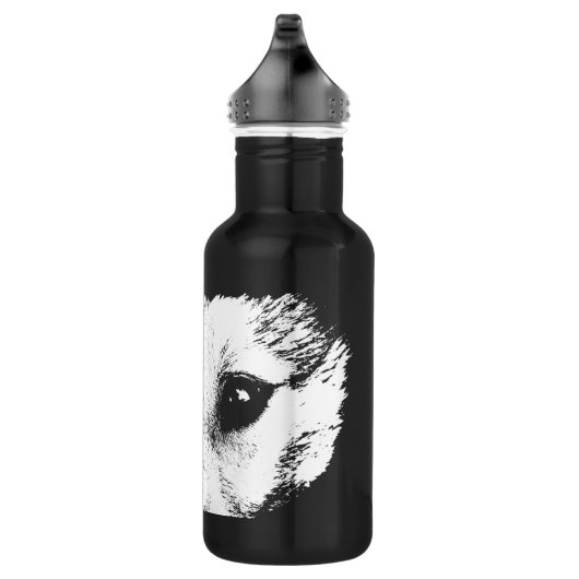 Wolf Pup Wolf Dog Husky Dog Bottle Waterfles (Rechts)