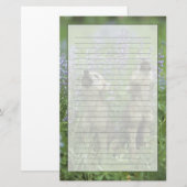 Wolf Puppies die in de weide gijzelen Briefpapier (Voorkant / Achterkant)