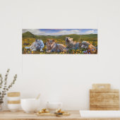Wolf Puppies "SONG OF DRIE FLOWERS" Poster (Keuken)