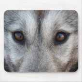Wolf Puppy Mousepad geeft Canadese gezlede honden Muismat (Voorkant)