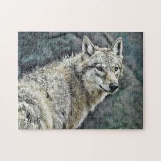 WOLF (puzzelstuk van 252) Legpuzzel (Horizontaal)