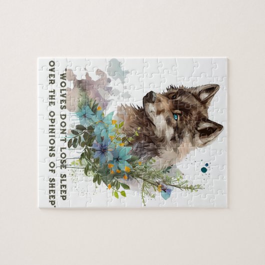 Wolf Quote Legpuzzel (Horizontaal)