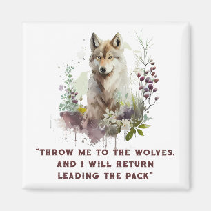 Wolf Quote Magnet