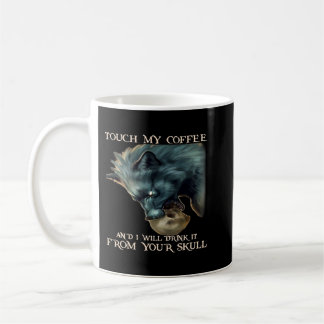 Wolf raakt mijn koffie en ik Drink het van je Koffiemok